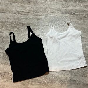 Wild Fable Black and White Sleeveless camisole bundle XS